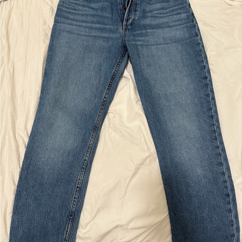 rag & bone Women's Straight Leg Jeans in Blue